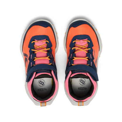 Little Kids' Zionic Waterproof Hiker Naval Academy/Nasturtium | Keen